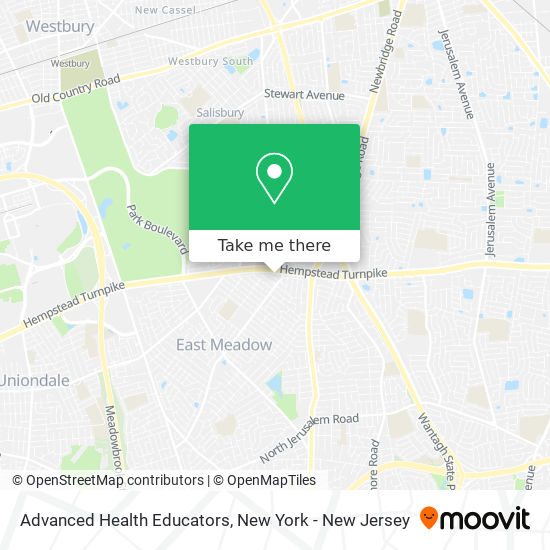 Advanced Health Educators map