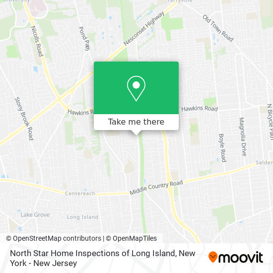 North Star Home Inspections of Long Island map