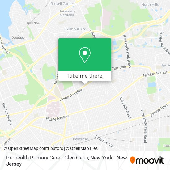 Mapa de Prohealth Primary Care - Glen Oaks