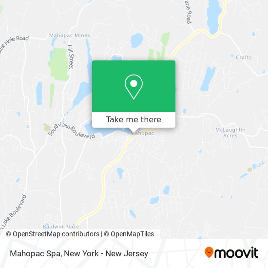 Mapa de Mahopac Spa