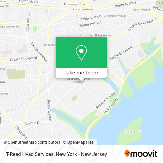 T-Reed Hvac Services map