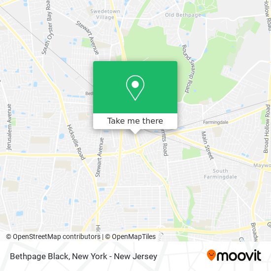 Bethpage Black map