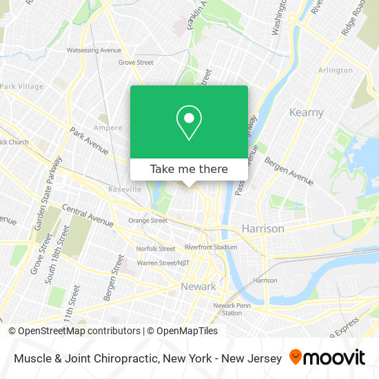 Muscle & Joint Chiropractic map