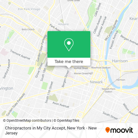 Chiropractors in My City Accept map