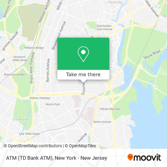 ATM (TD Bank ATM) map