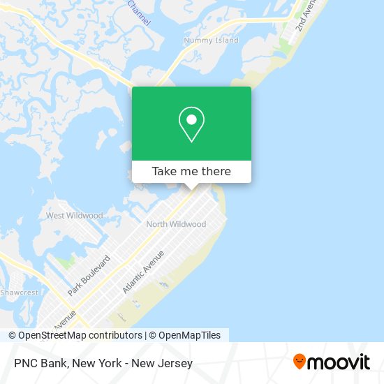 PNC Bank map