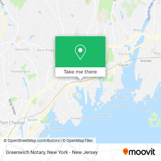 Greenwich Notary map