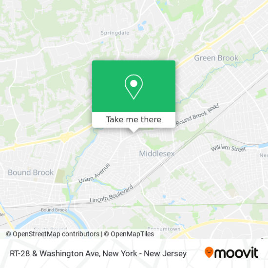 Mapa de RT-28 & Washington Ave