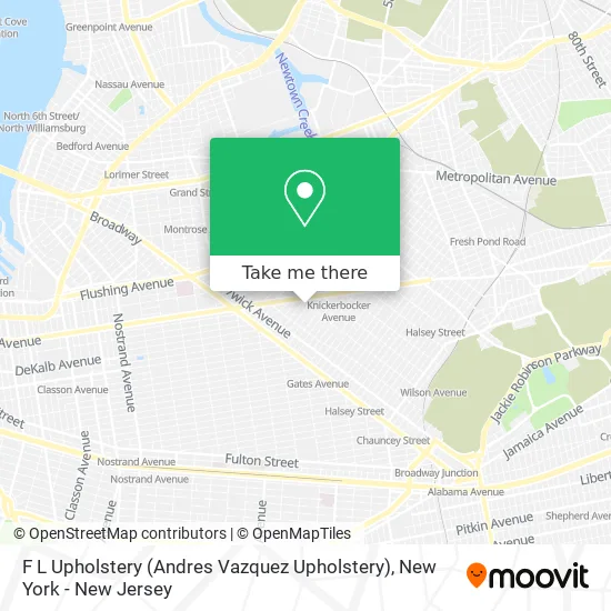F L Upholstery (Andres Vazquez Upholstery) map