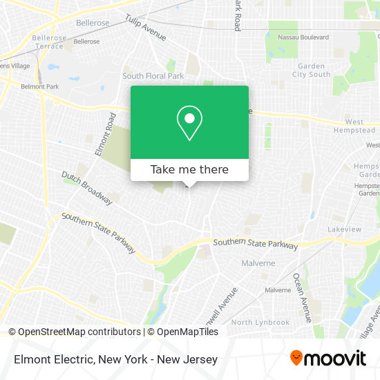 Elmont Electric map