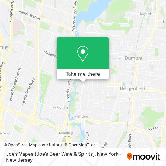 Mapa de Joe's Vapes (Joe's Beer Wine & Spirits)