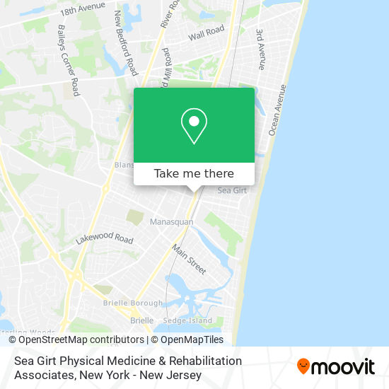 Sea Girt Physical Medicine & Rehabilitation Associates map
