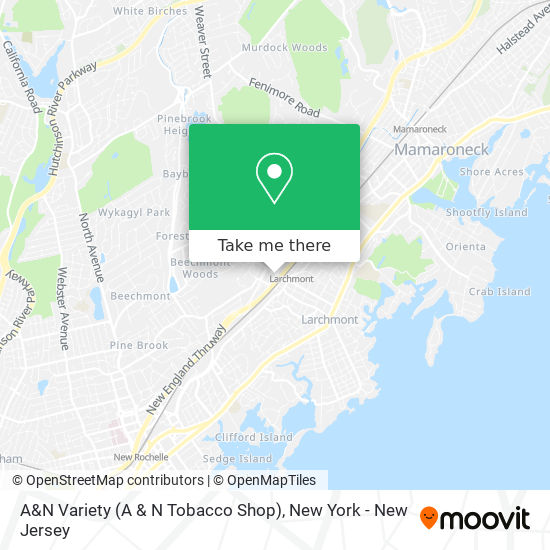 Mapa de A&N Variety (A & N Tobacco Shop)