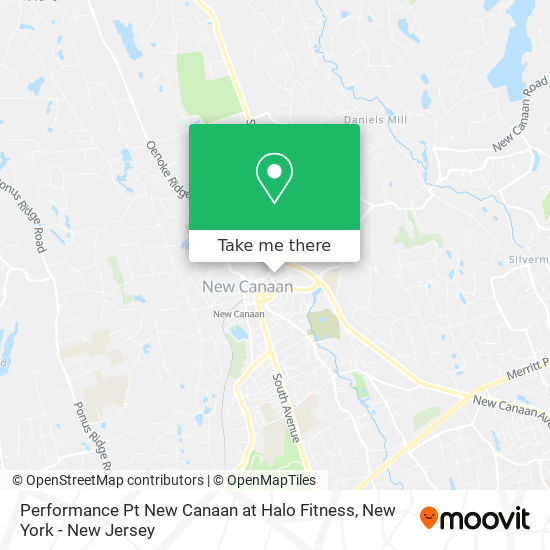 Performance Pt New Canaan at Halo Fitness map