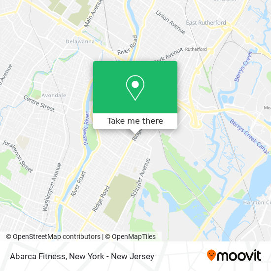 Abarca Fitness map