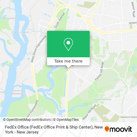 Mapa de FedEx Office (FedEx Office Print & Ship Center)
