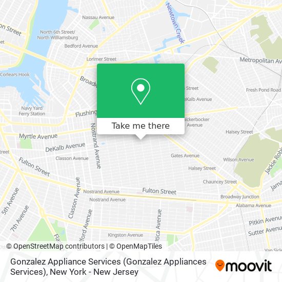 Mapa de Gonzalez Appliance Services (Gonzalez Appliances Services)