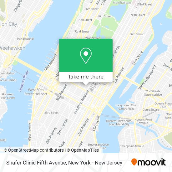 Mapa de Shafer Clinic Fifth Avenue