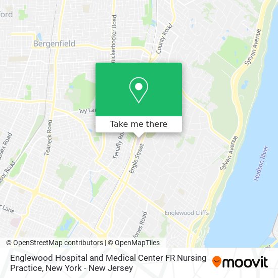 Englewood Hospital and Medical Center FR Nursing Practice map