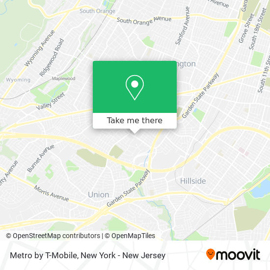 Metro by T-Mobile map