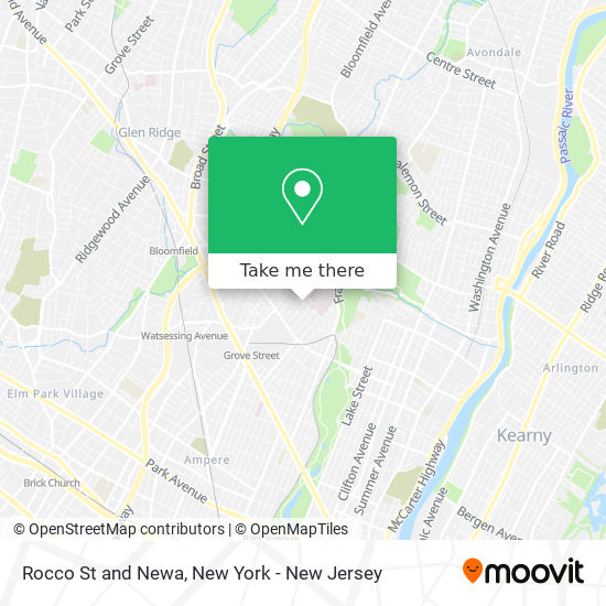 Rocco St and Newa map