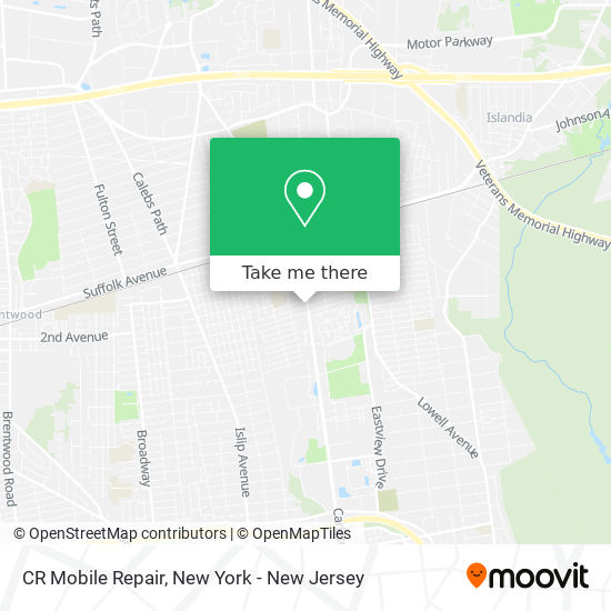 CR Mobile Repair map