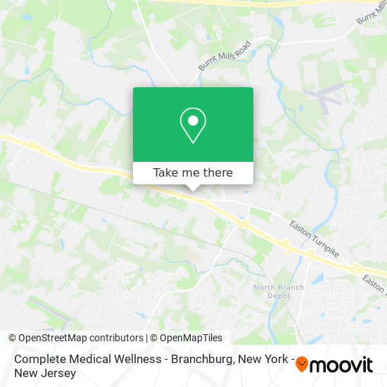 Mapa de Complete Medical Wellness - Branchburg