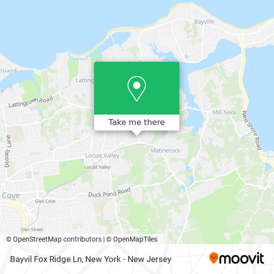 Bayvil Fox Ridge Ln map