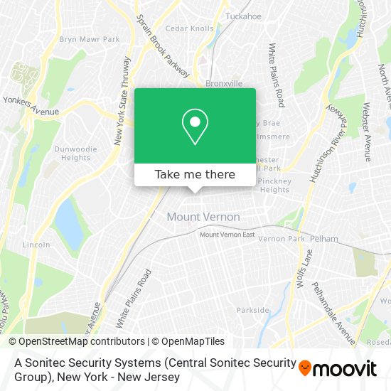 A Sonitec Security Systems (Central Sonitec Security Group) map