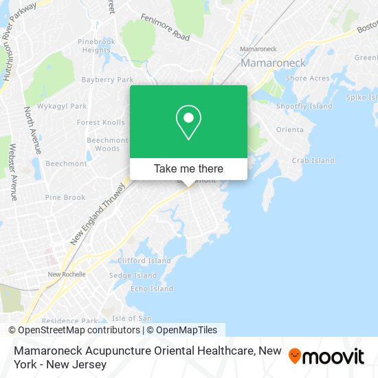 Mapa de Mamaroneck Acupuncture Oriental Healthcare