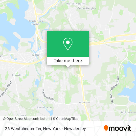 26 Westchester Ter map