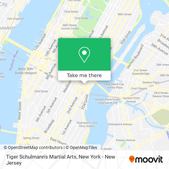 Mapa de Tiger Schulmann's Martial Arts