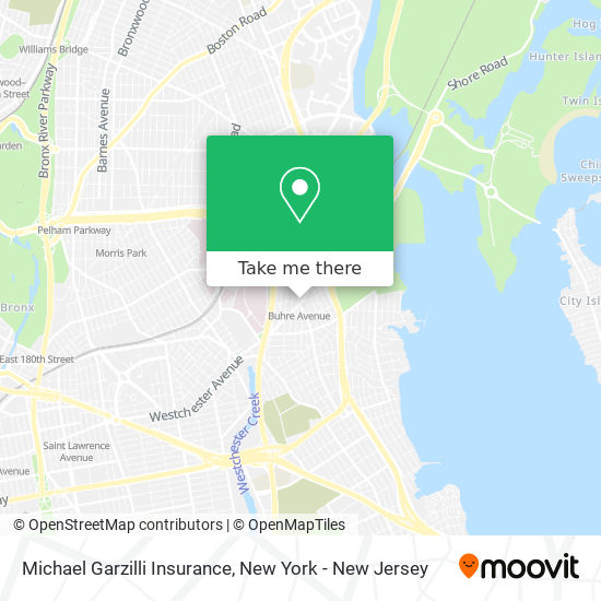 Mapa de Michael Garzilli Insurance