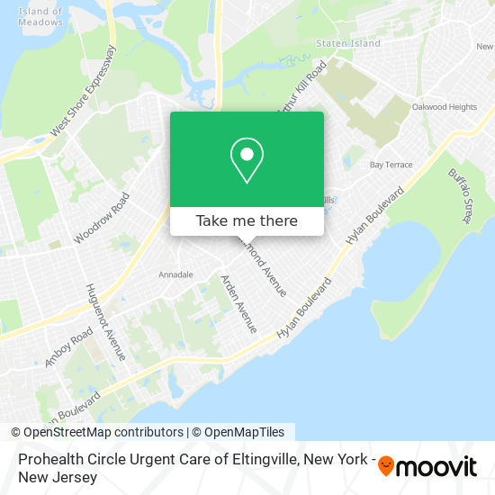 Mapa de Prohealth Circle Urgent Care of Eltingville