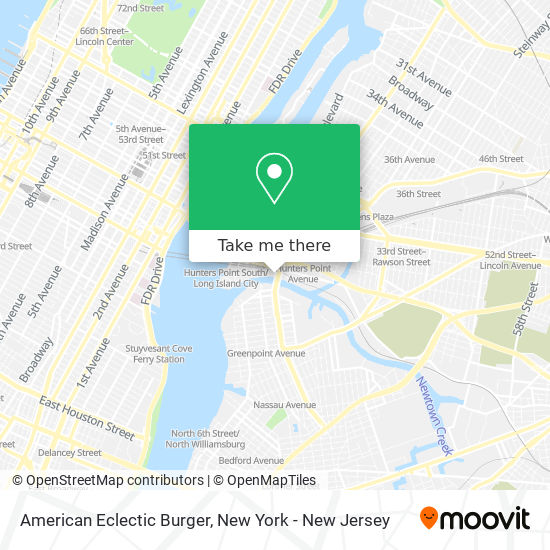 Mapa de American Eclectic Burger