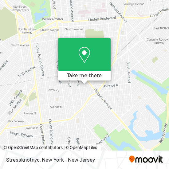 Stressknotnyc map