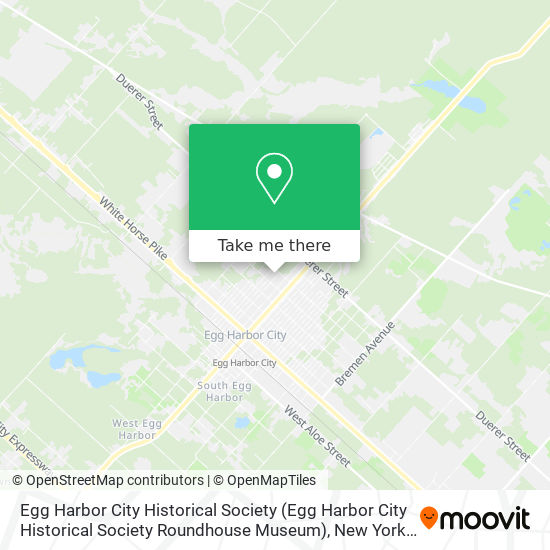 Mapa de Egg Harbor City Historical Society (Egg Harbor City Historical Society Roundhouse Museum)