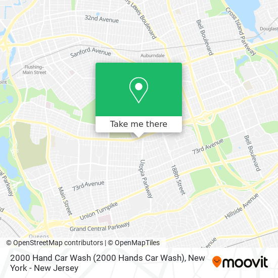 2000 Hand Car Wash map