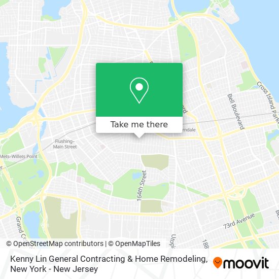 Kenny Lin General Contracting & Home Remodeling map