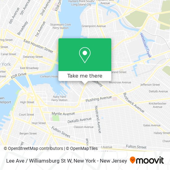 Lee Ave / Williamsburg St W map