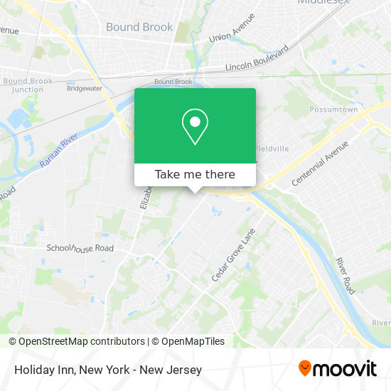 Holiday Inn map