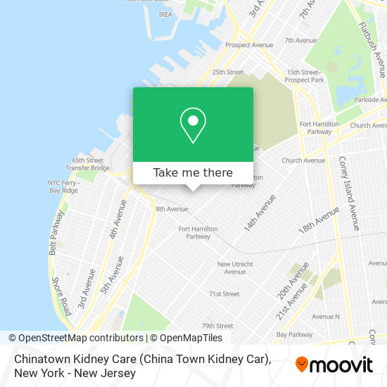 Mapa de Chinatown Kidney Care (China Town Kidney Car)