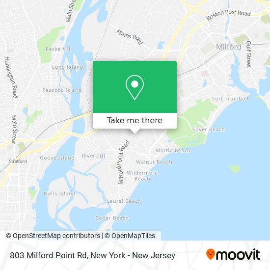 Mapa de 803 Milford Point Rd