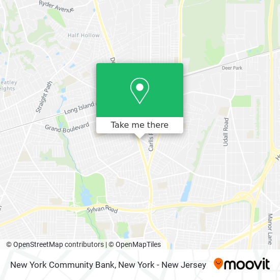 New York Community Bank map