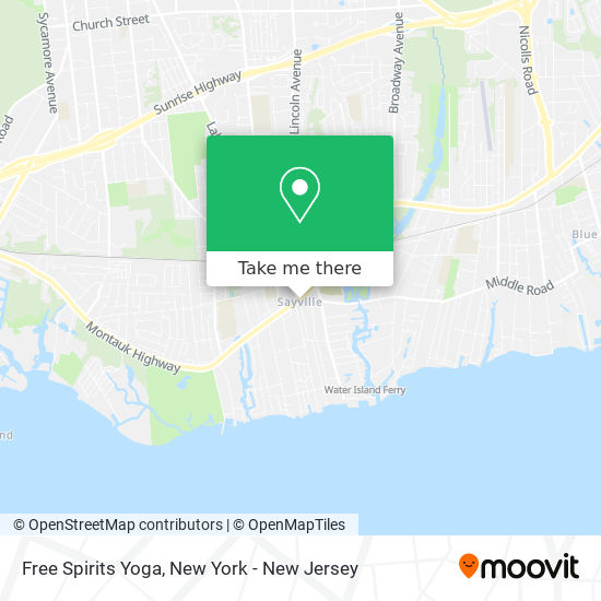 Free Spirits Yoga map