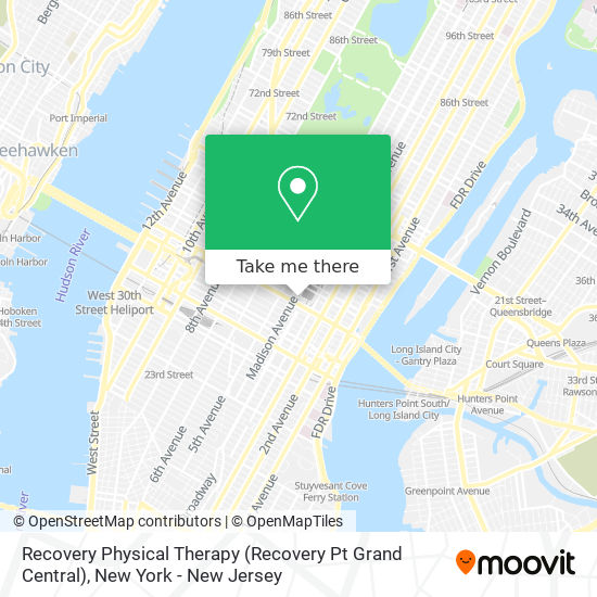 Recovery Physical Therapy (Recovery Pt Grand Central) map