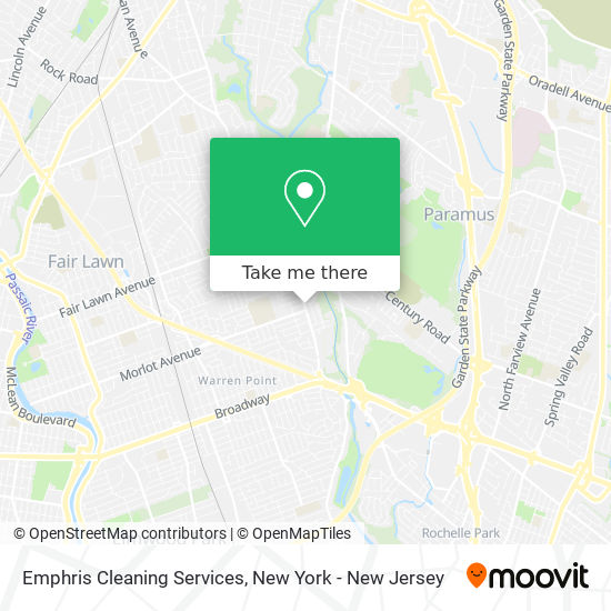 Mapa de Emphris Cleaning Services