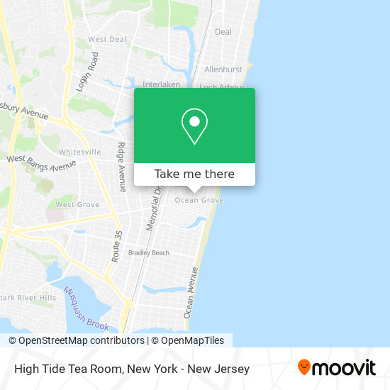 High Tide Tea Room map