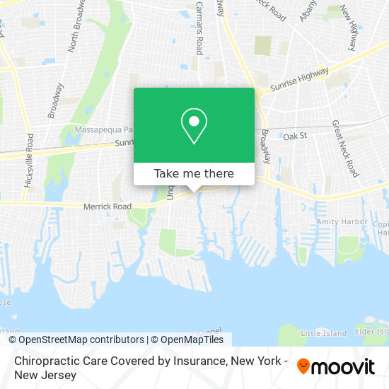 Mapa de Chiropractic Care Covered by Insurance