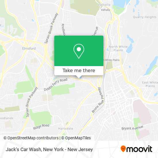 Jack's Car Wash map